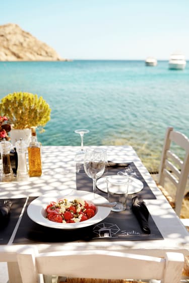 Strandrestaurant i Mykonos