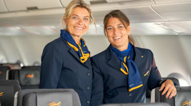 Personale ombord på Sunclass Airlines