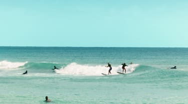 To surfere på Kapp Verde