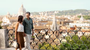 par går tur i roma