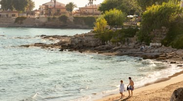 par på en strand i Tyrkia