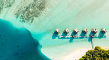 Strand på Maldivene