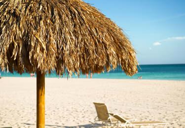 Strand på Aruba - ett av Vings mest solsikre reisemål