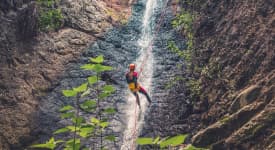 Canyoning in the rainforest - Juving i regnskogen