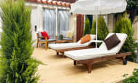 Mindre Prime Lounge Suite, 1 rom med stor terrasse mot hagen