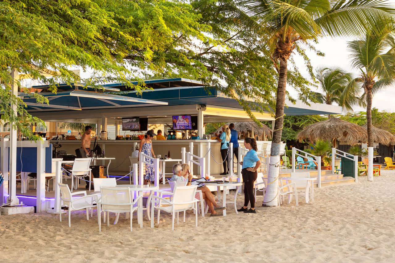 À la carte-restauranten Passions on the Beach
