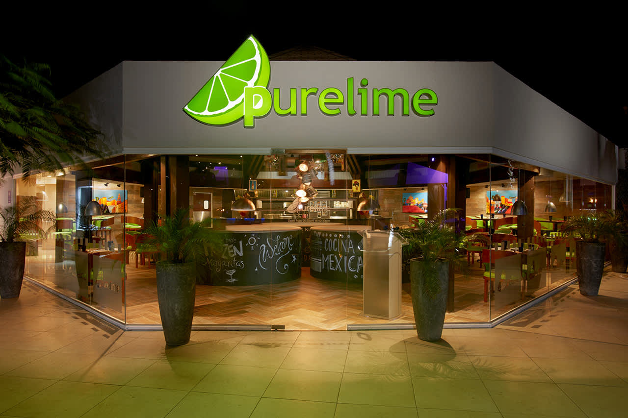 À la carte-restauranten Pure Lime på Divi Aruba All Inclusive