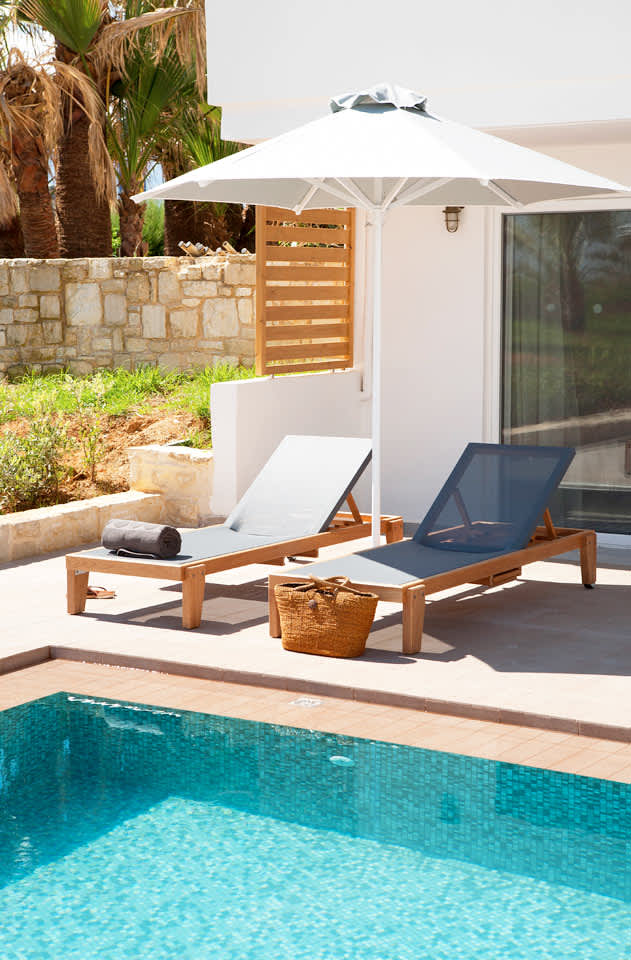 Classic Suite med Swim Out, terrasse med direkte utgang til basseng