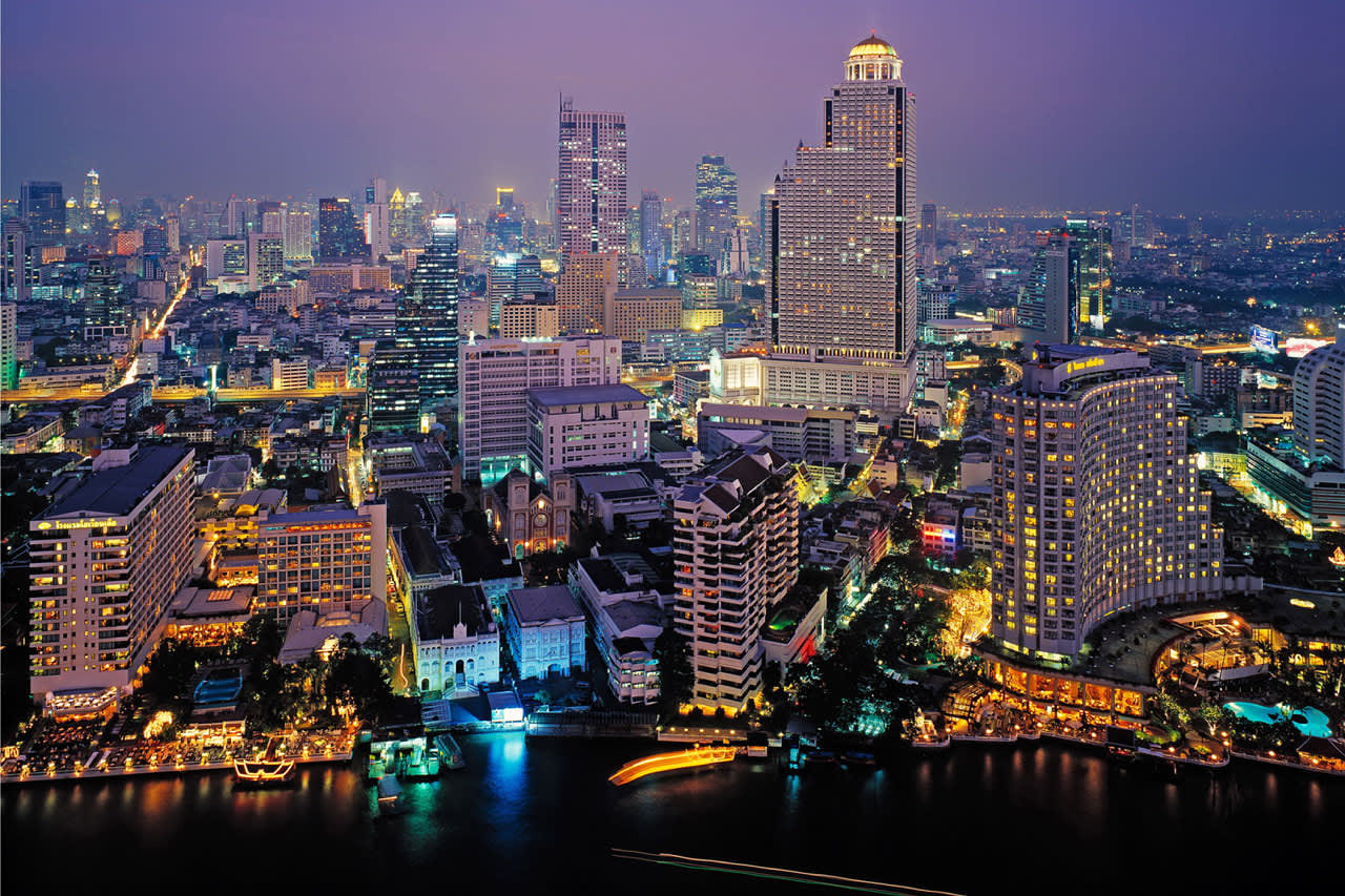 Utsikt over Bangkok