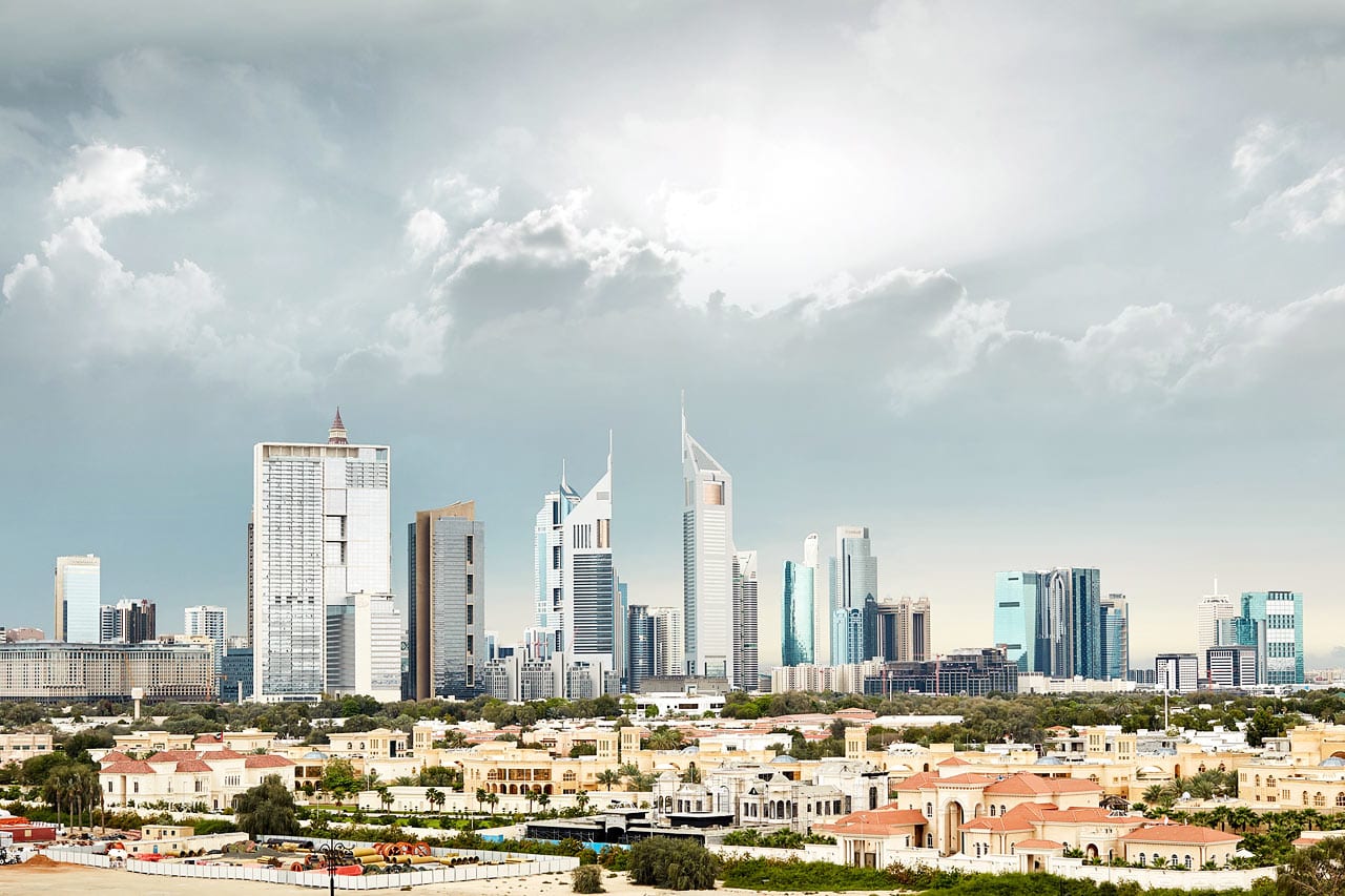 Utsikt över Downtown Dubai