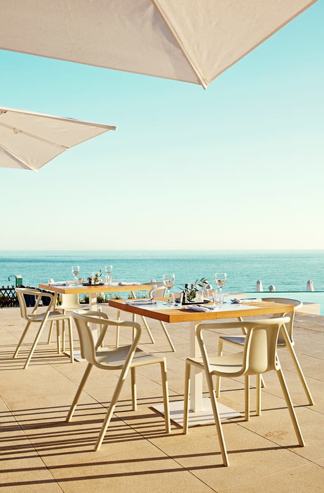 Uteserveringen på Ocean Beach Restaurant