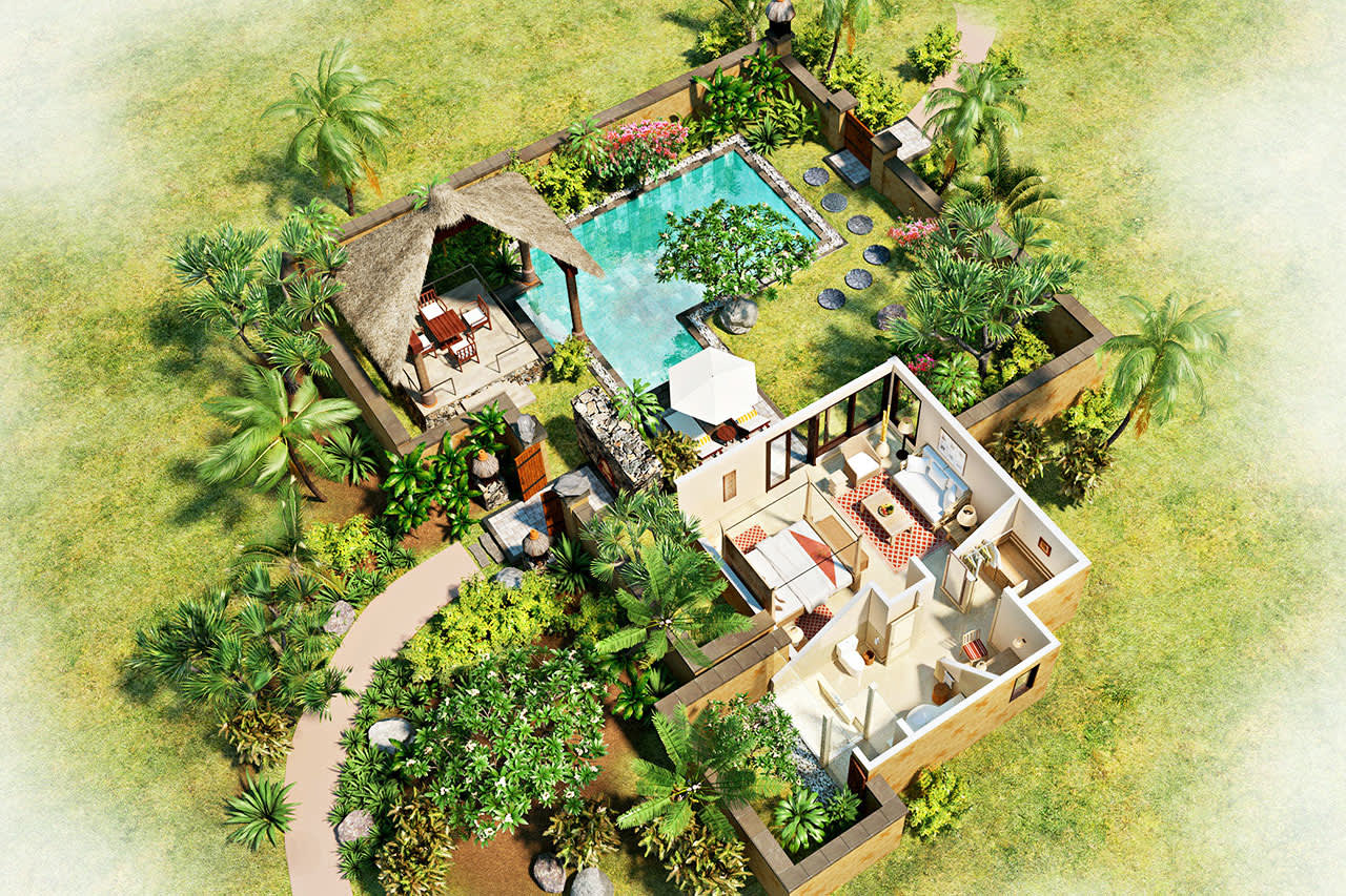 Luxury Villa med privat basseng