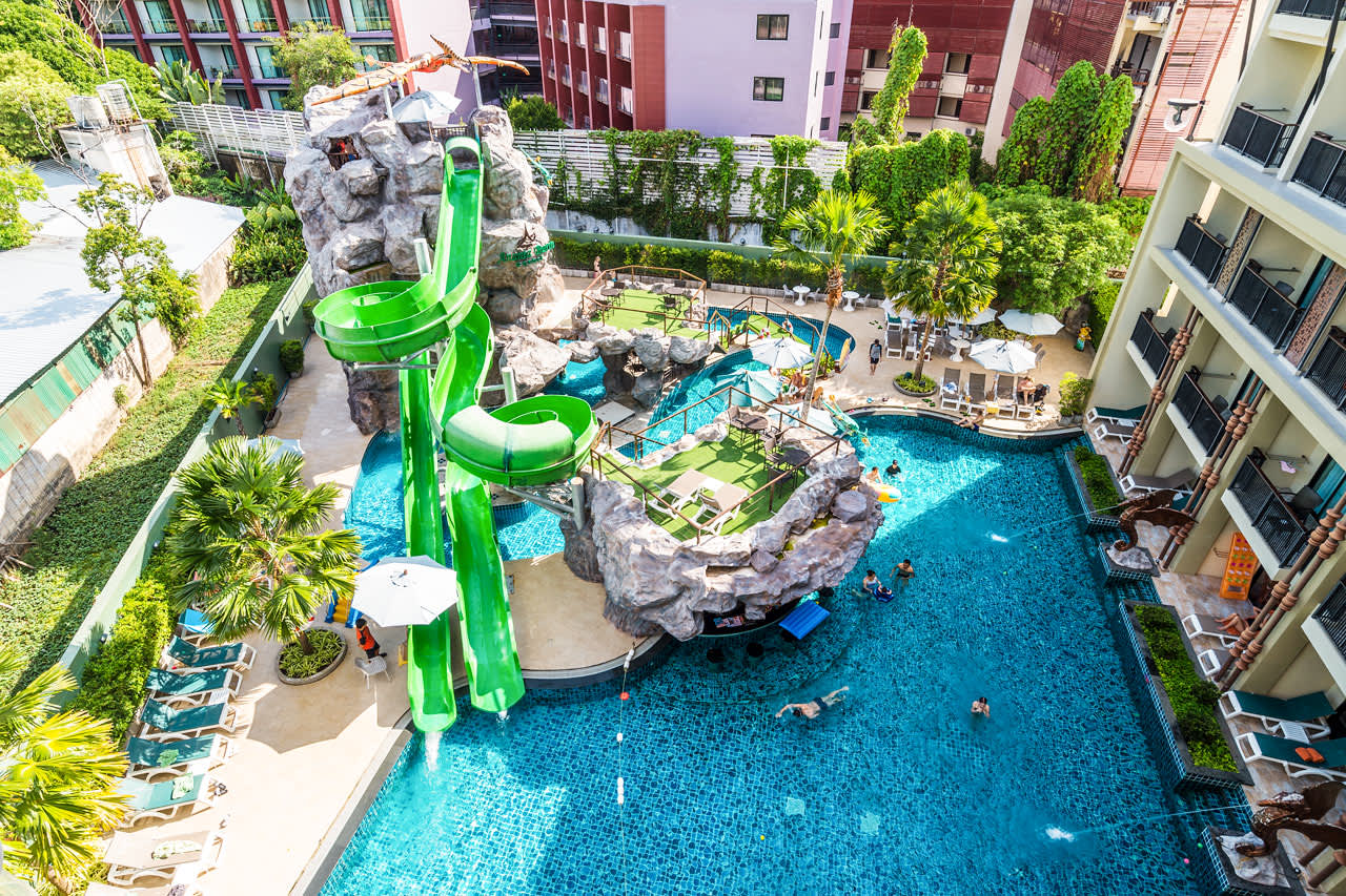 Fantasy Pool - den nyere hotelldelen