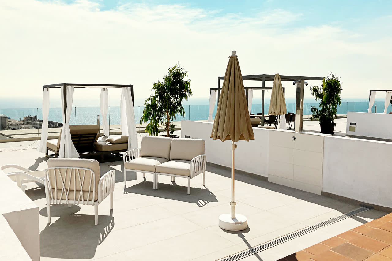 2-romsleilighet Club Room type B med terrasse, solterrasse og havutsikt