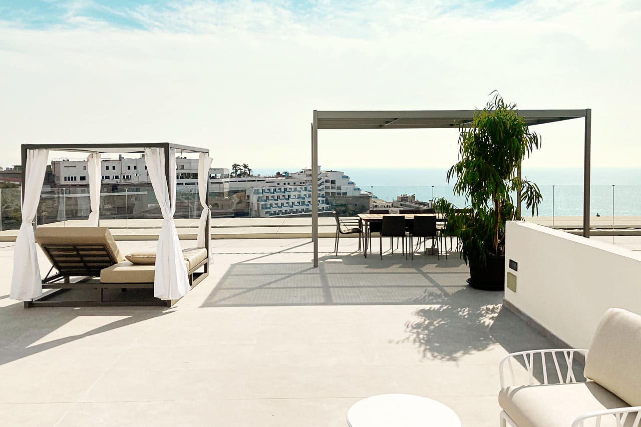 2-romsleilighet Club Room type B med terrasse, solterrasse og havutsikt