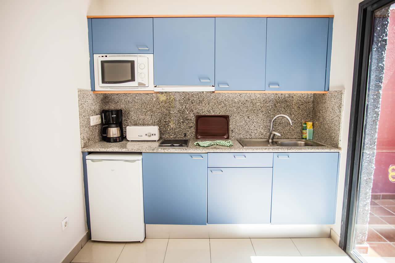 Kjøkkenkrok i 2- og 3-romsleilighetene (alle typer unntatt type B)