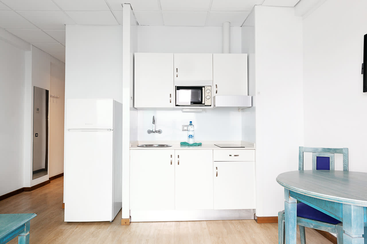 Kjøkkenkroken i en 2-romsleilighet