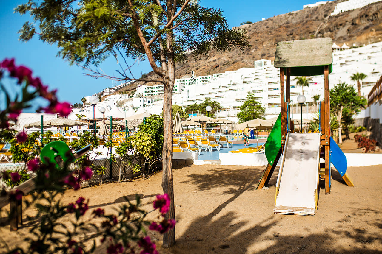 I tilknytning til bassengområdet på Terrazamar ligger det en lekeplass for hotellets yngste gjester