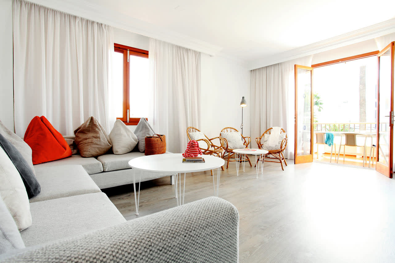I Villa Isabel bor du i lyse, luftige leiligheter med moderne innredning