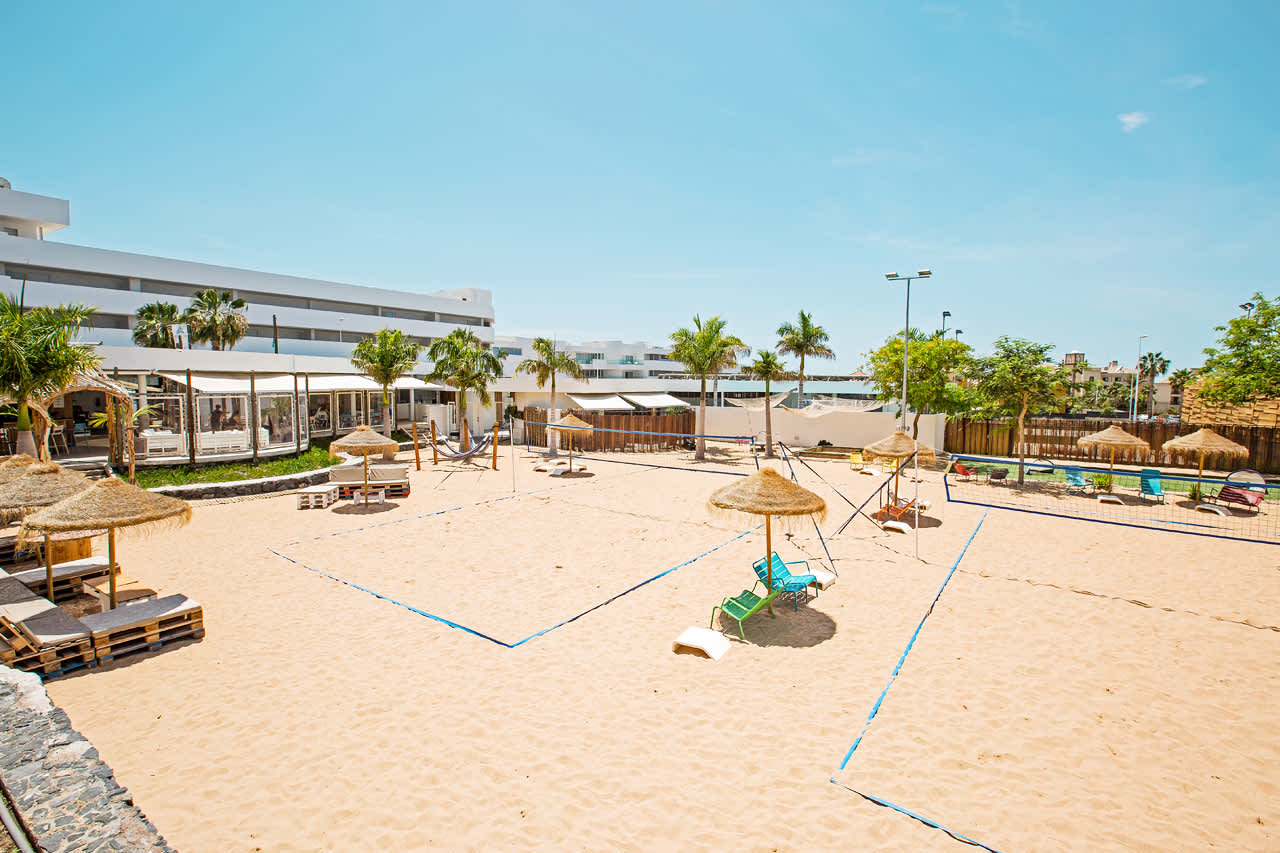 Beachvolleyballbaner på treningssenteret