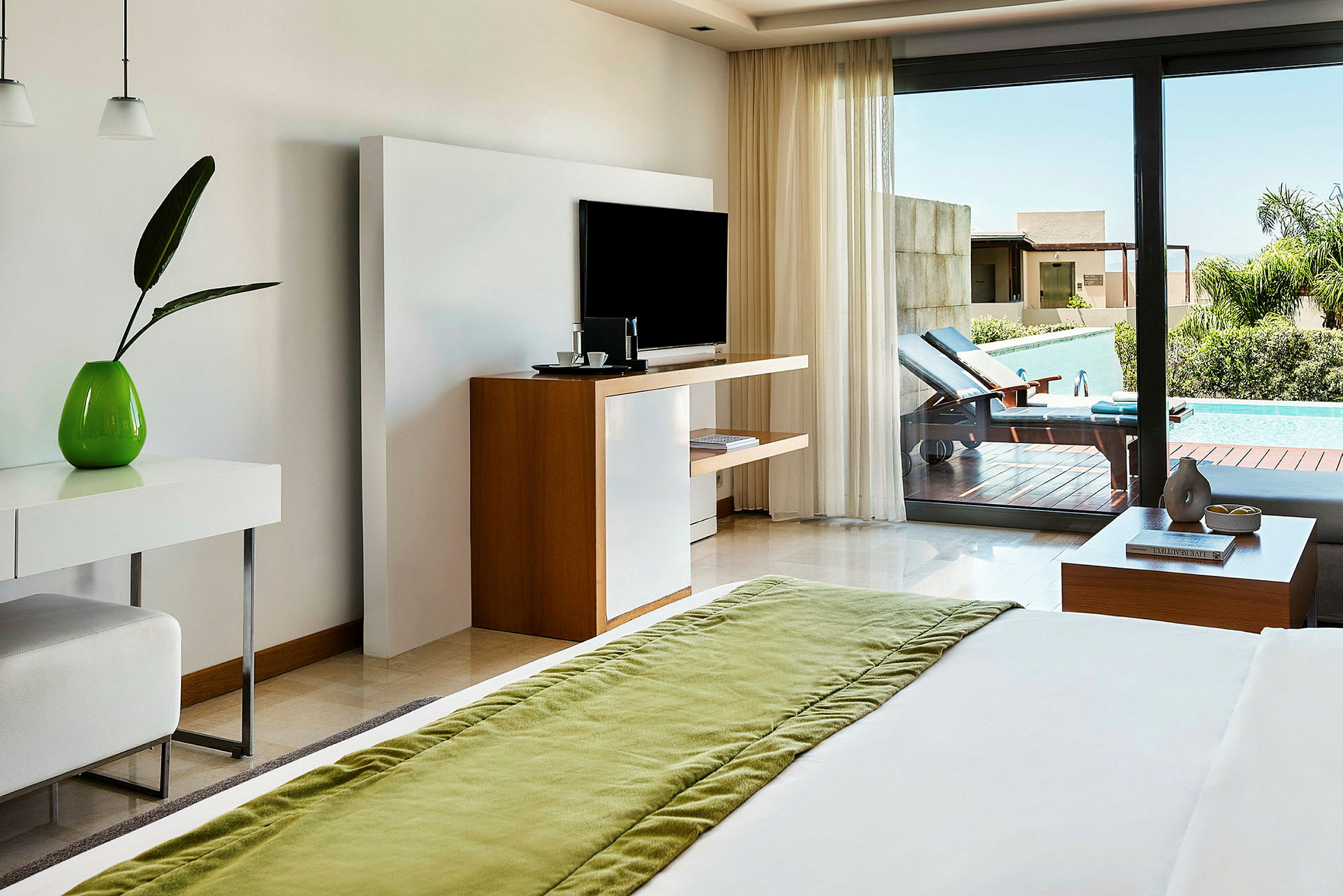 Suite med privat basseng