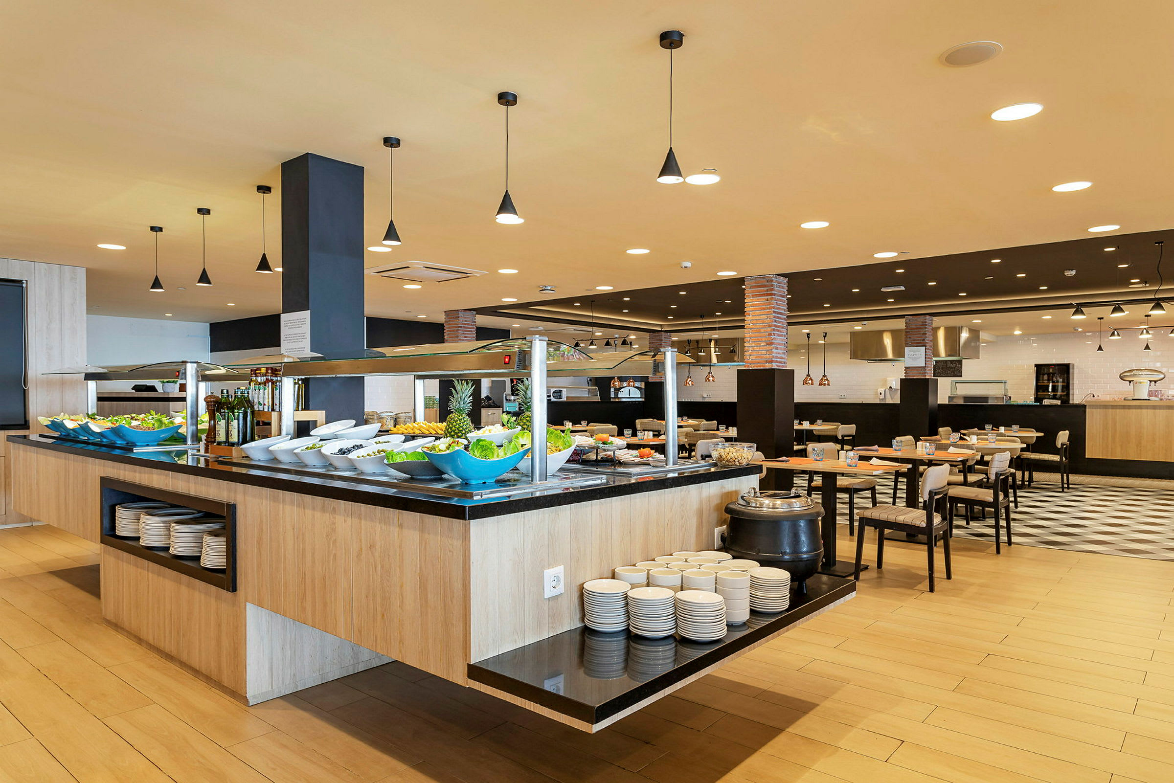 Hotellets andre bufférestaurant