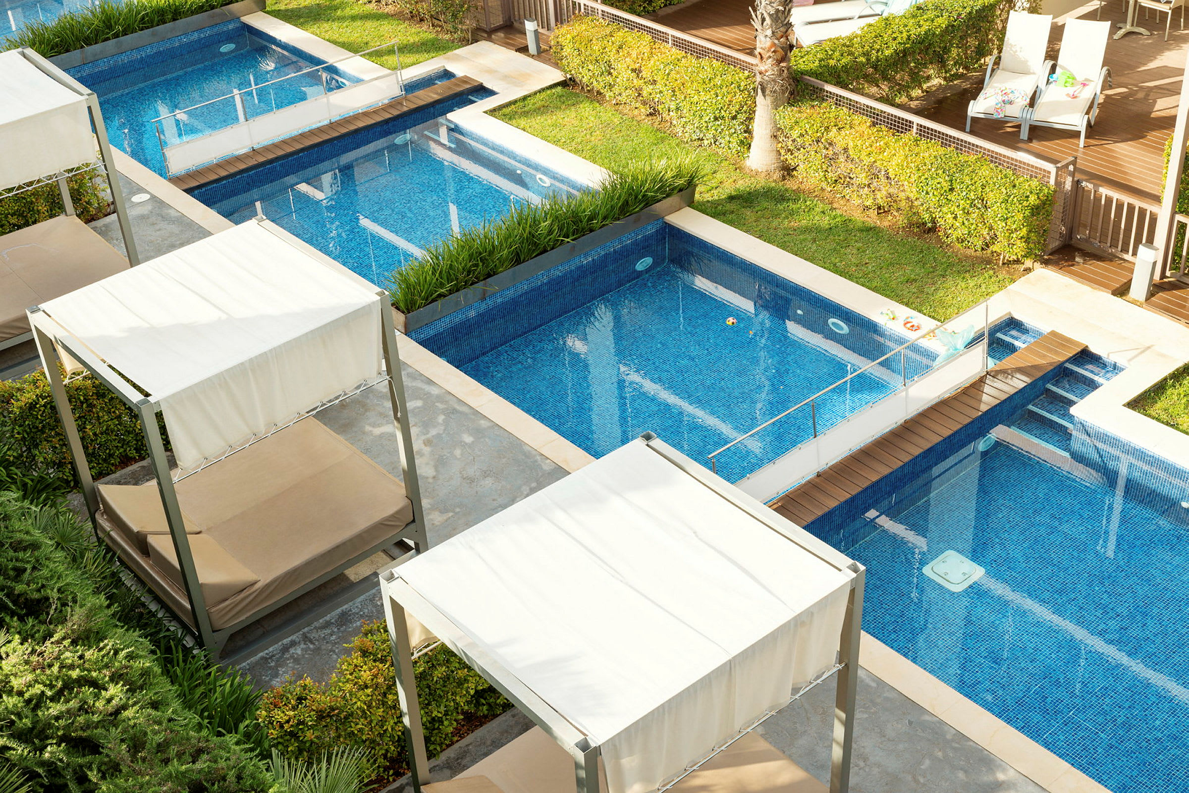 Juniorsuite med privat basseng