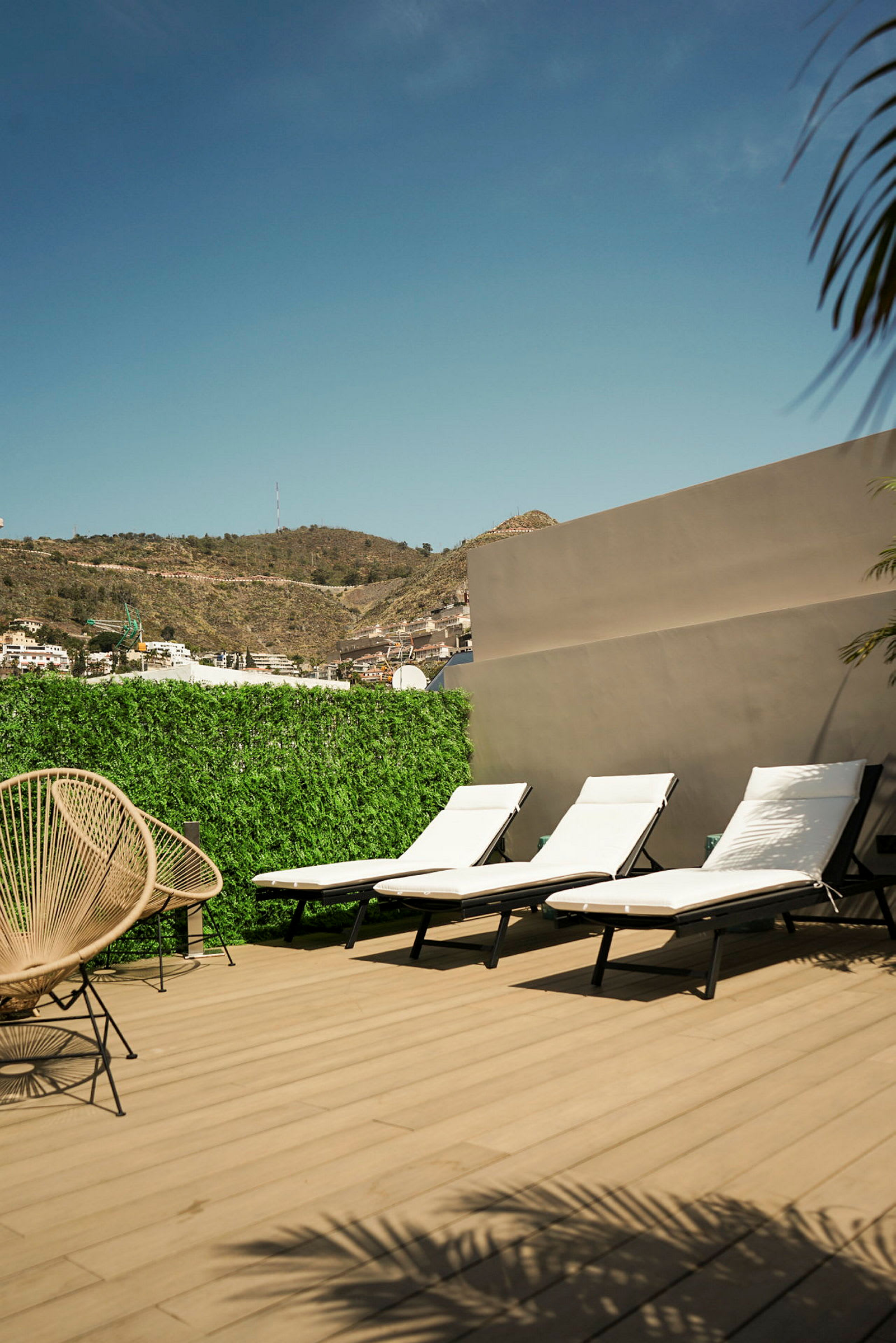 Hotellets takterrasse