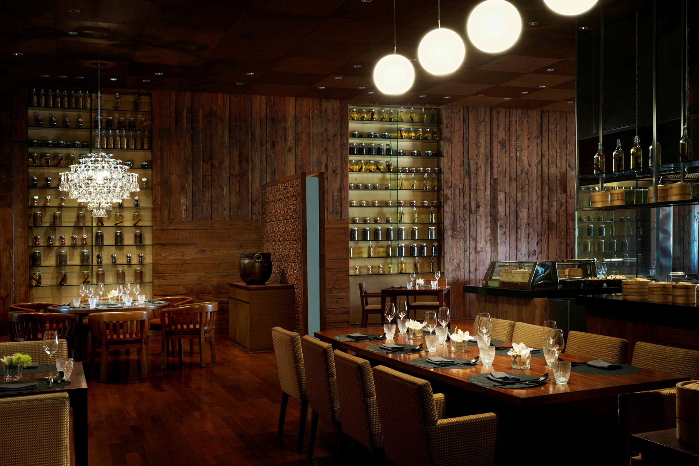 À la carte-restaurant med asiatiske retter