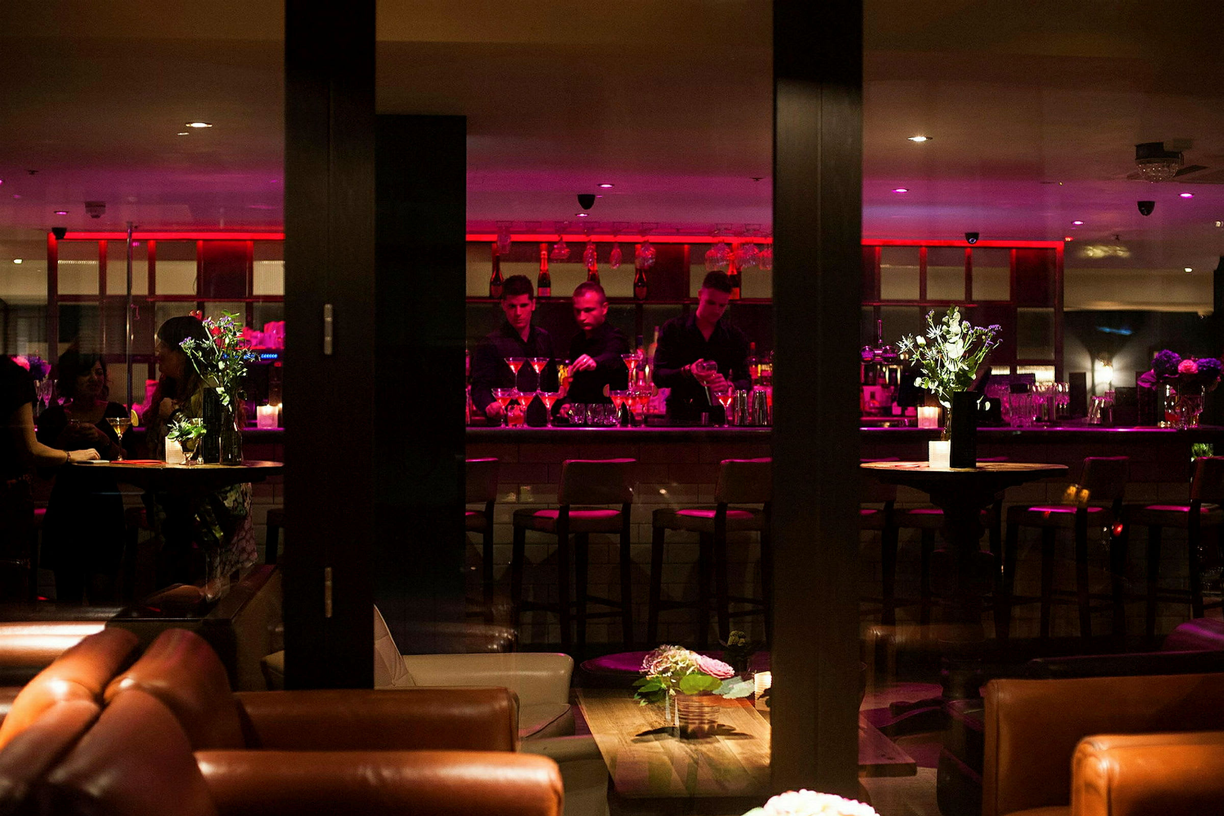 Kombinert lounge og à la carte-restaurant