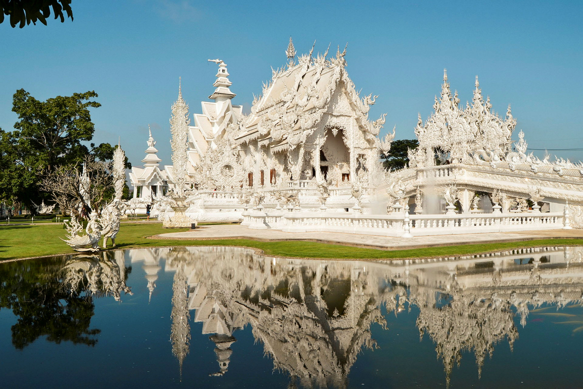 The White Temple i Chiang Rai