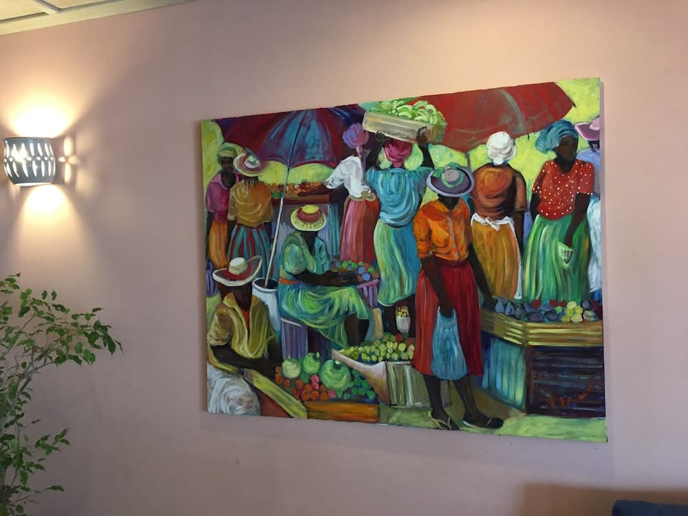 Sitteområde i lobbyen