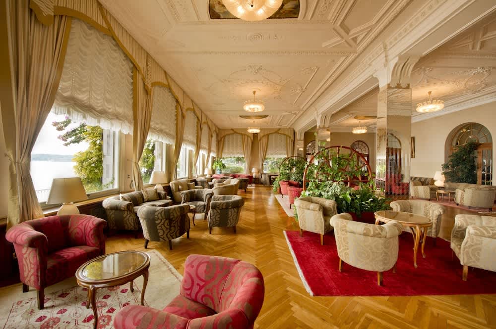 Sitteområde i lobbyen