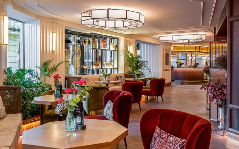 Sitteområde i lobbyen