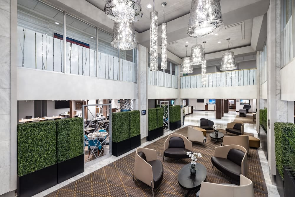 Sitteområde i lobbyen