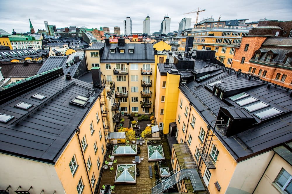 Utsikt fra overnattingsstedet