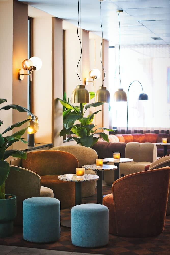 Sitteområde i lobbyen