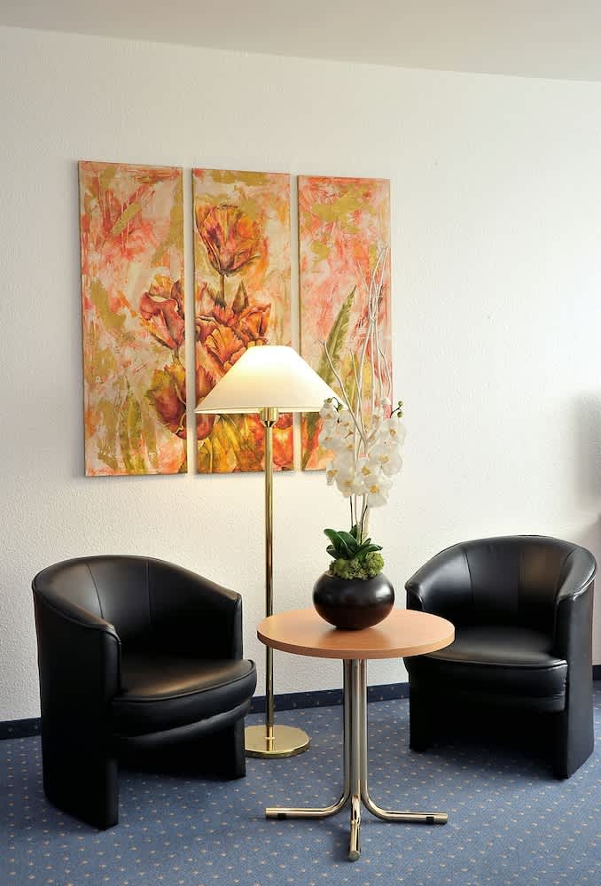 Sitteområde i lobbyen