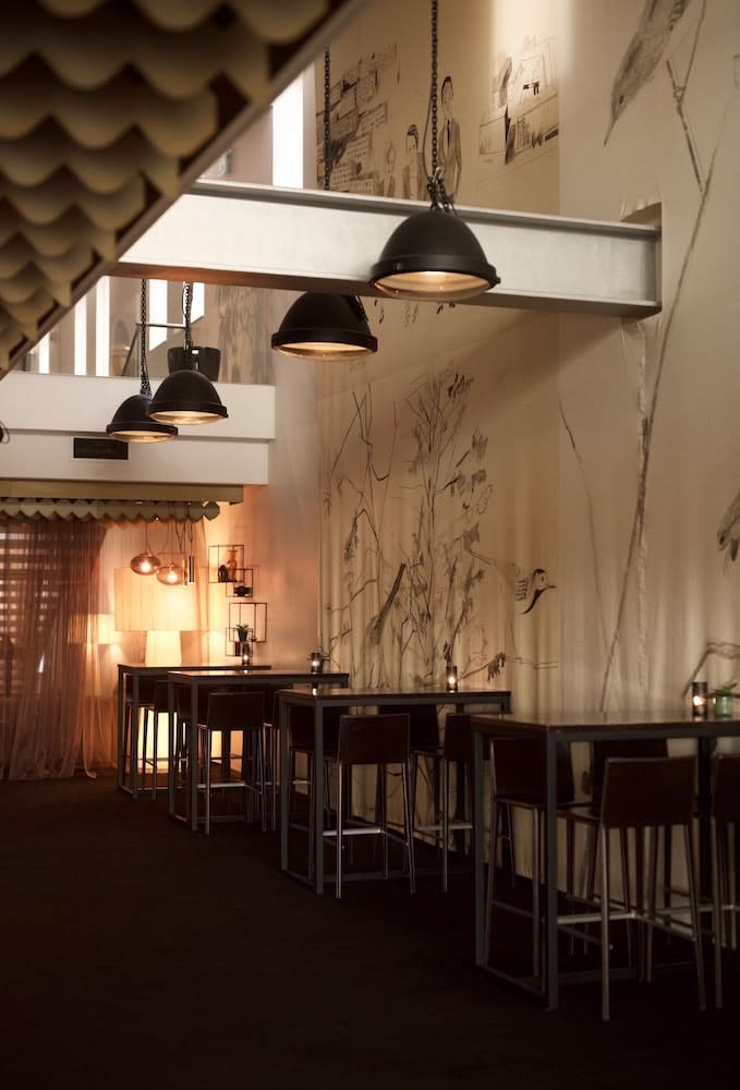 Sitteområde i lobbyen