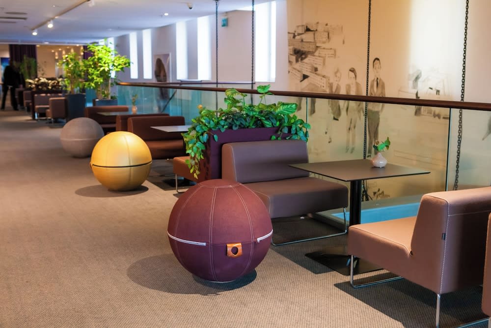 Sitteområde i lobbyen