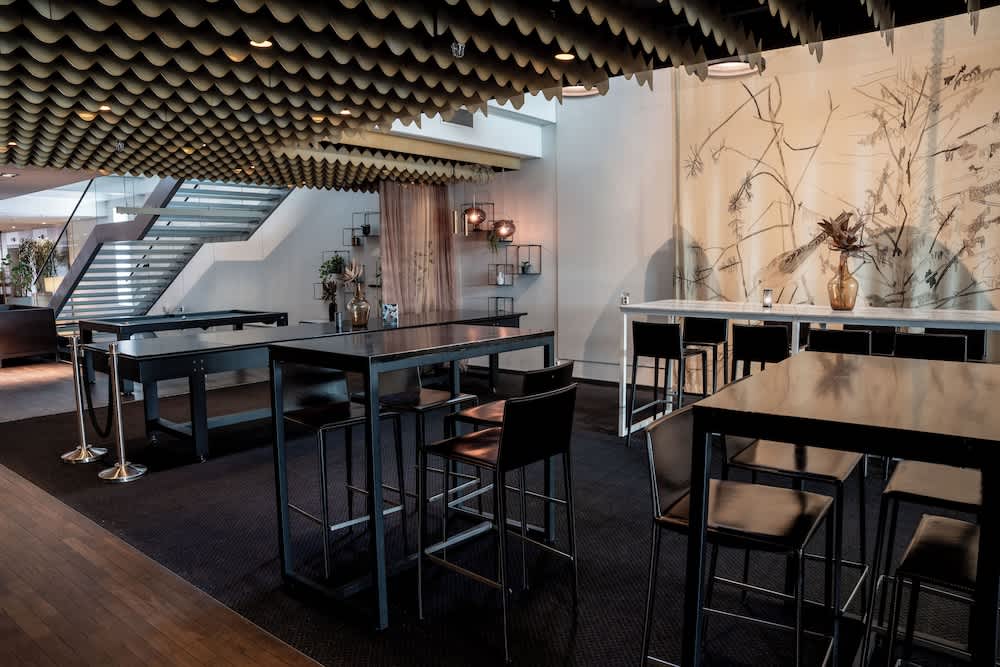 Sitteområde i lobbyen