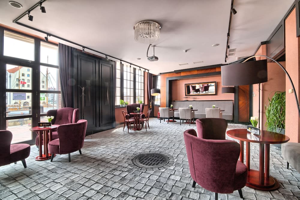 Sitteområde i lobbyen