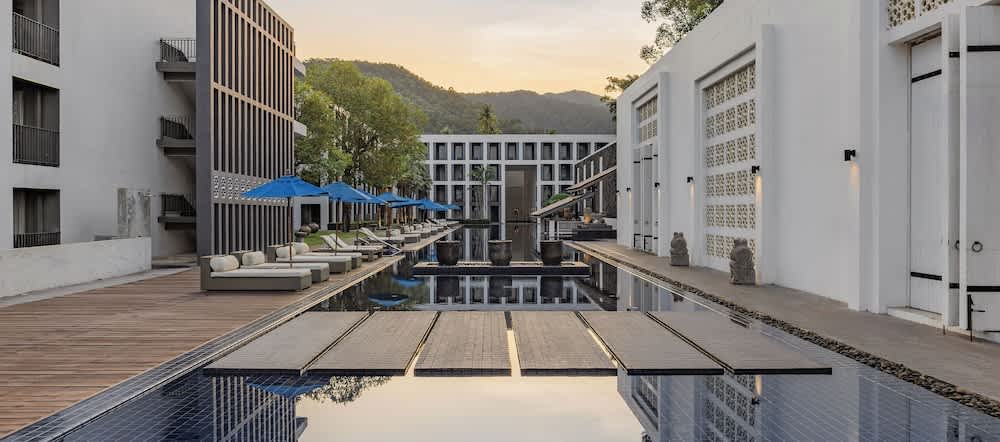 Utsikt over resort