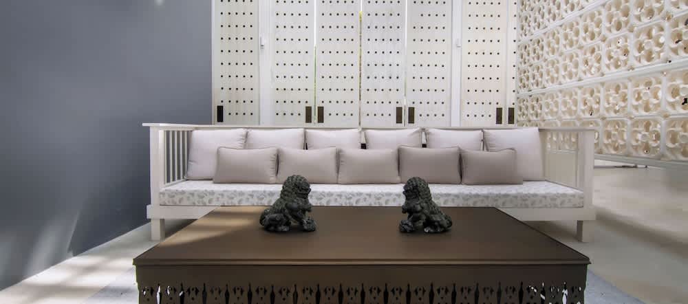 Sitteområde i lobbyen