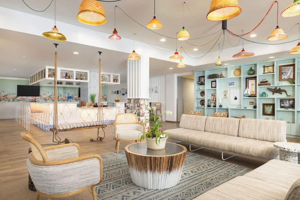 Sitteområde i lobbyen
