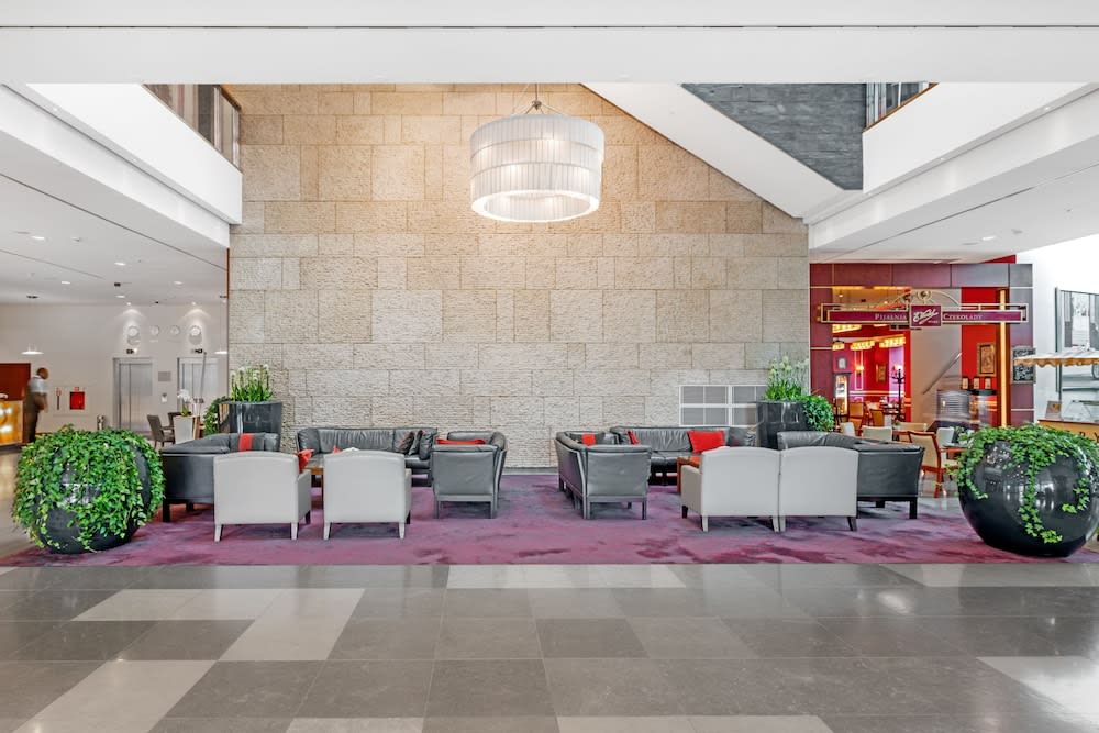 Sitteområde i lobbyen
