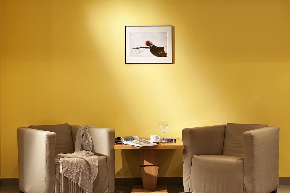 Sitteområde i lobbyen