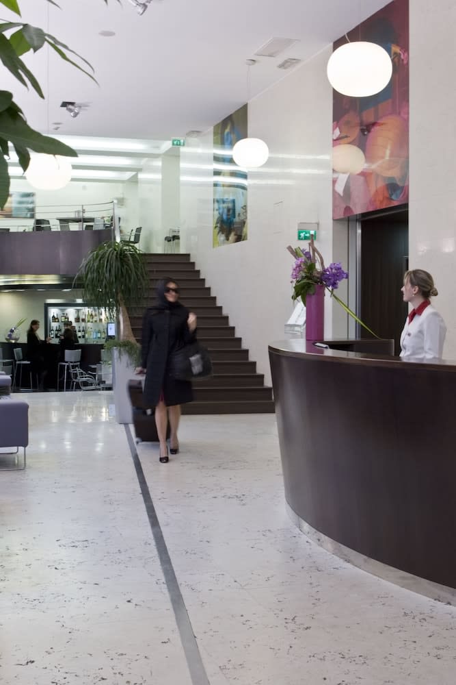 Sitteområde i lobbyen