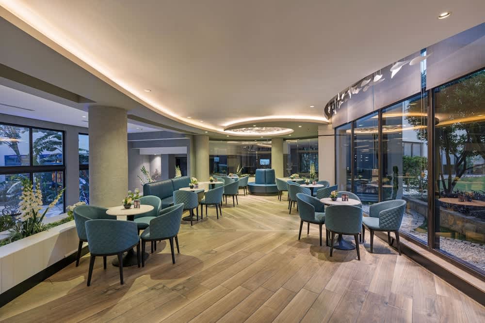 Sitteområde i lobbyen