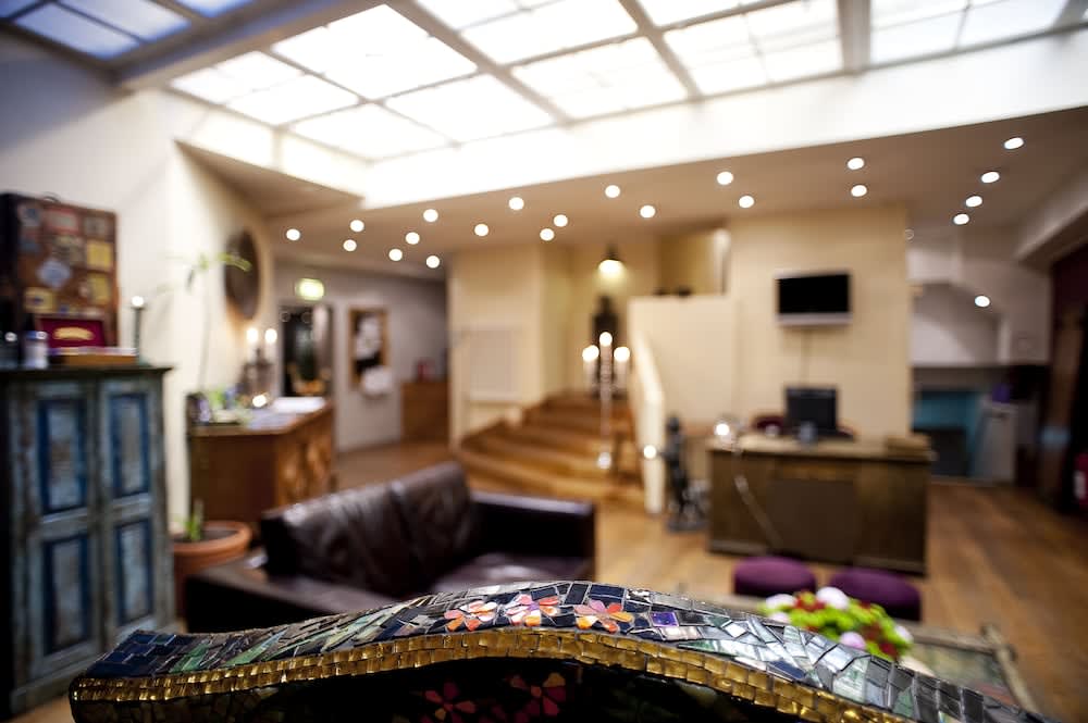 Sitteområde i lobbyen